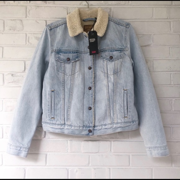 Levi’s Sherpa Original Trucker Jacket NWT - Picture 4 of 8